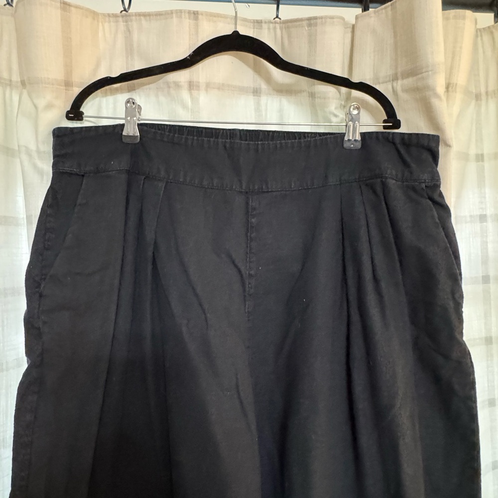 Abercrombie Wide Leg Linen Pants